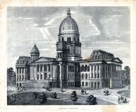 State Capitol, Illinois State Atlas 1876